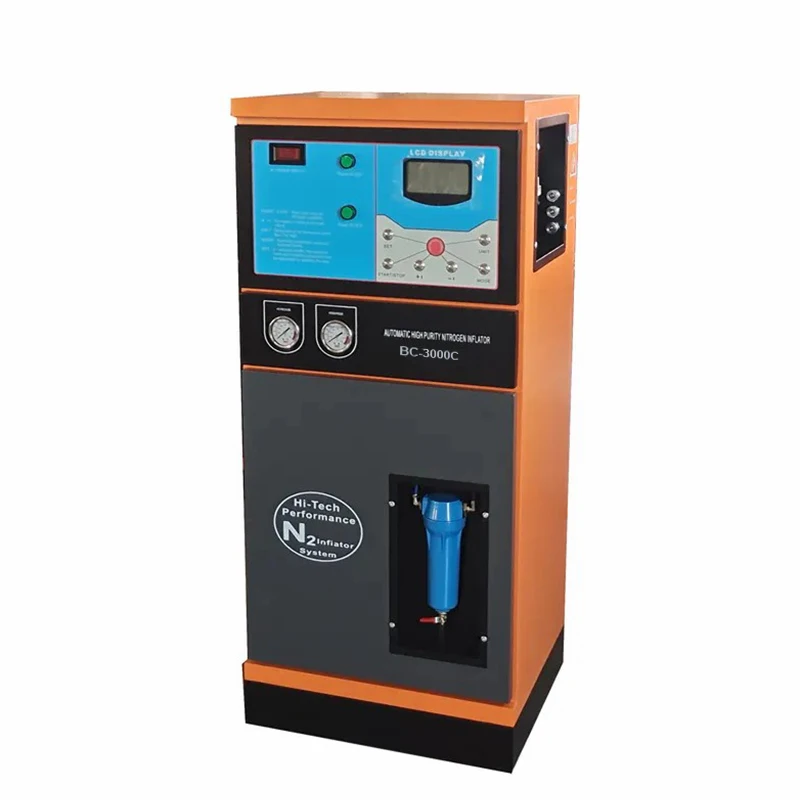 Luxury Style Automatic Nitrogen Tire Inflator & Nitrogen Generator With Four Operating Workstations And Tire Pressure Testing