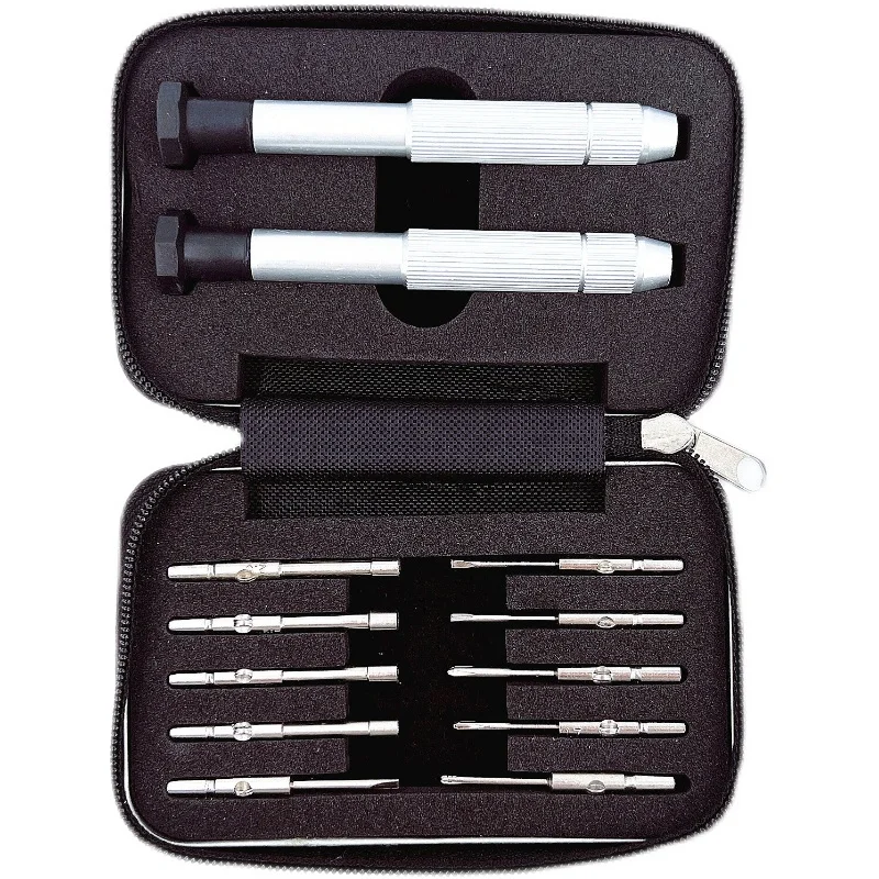 

Multifunctional mobile phone glasses frame clock repair tool small screwdriver set portable glasses screwdriver set