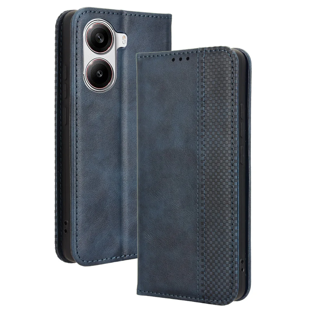 Flip Retro Style Leather Magnetic Closure Phone Cover For Xiaomi Poco X7 Pro Wallet Fall prevention Phone Case For Poco X7Pro