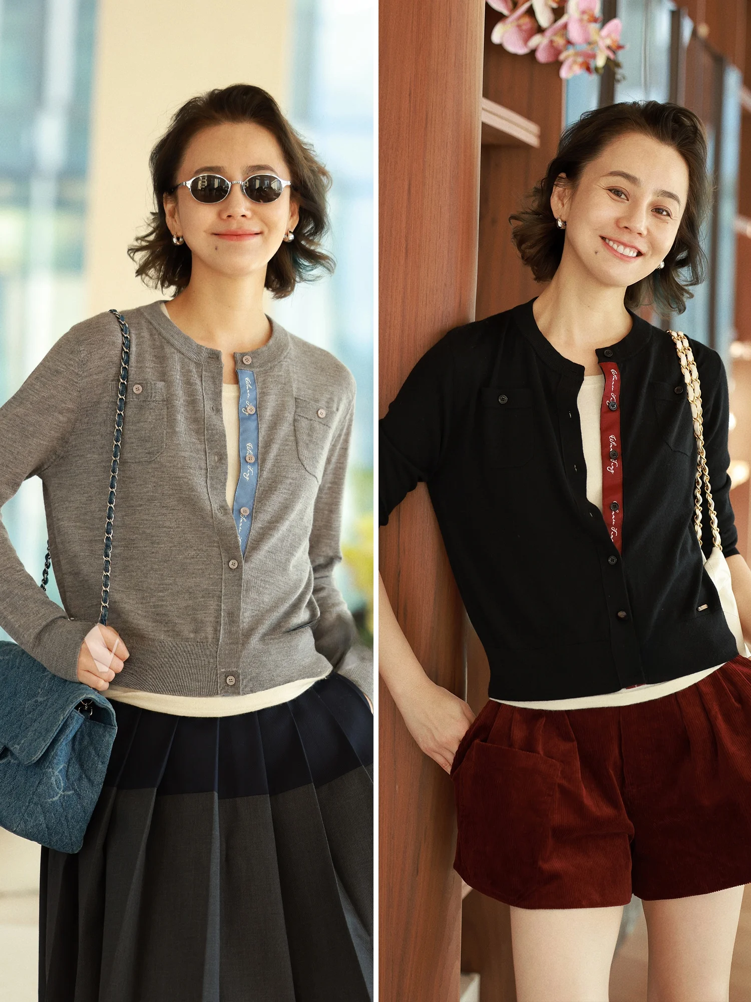 

WinnieTang 00% Camere Precision Spun круглый вязаный свитер Ne, универсальный женский кардиган Long Sve, удобный крой