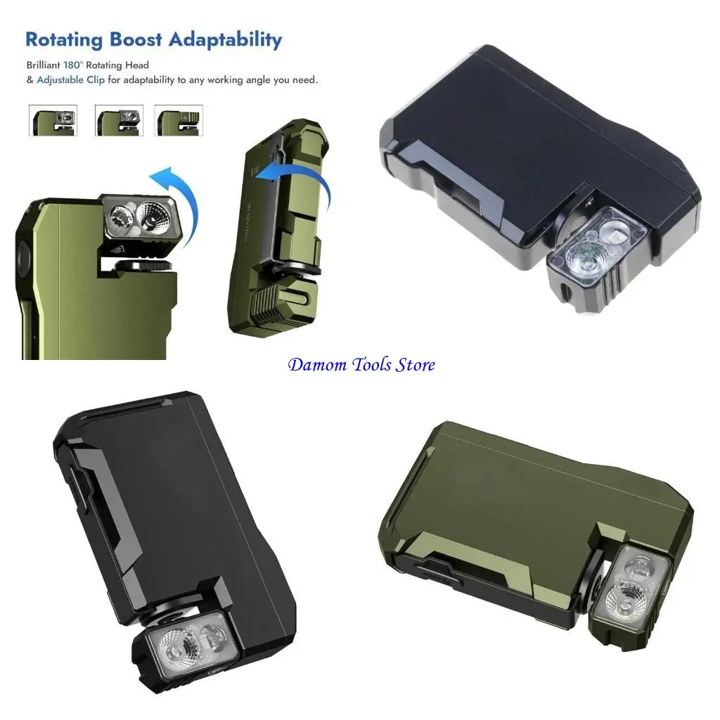 

57be 400 Lumen Rechargaine Flashlight Flashlights Mineedc фонарики с карманами магнитов.