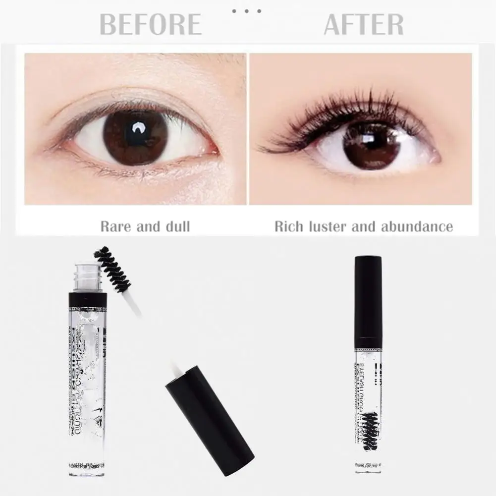 1Pcs Wimpergroei Gel Enhancer Natuurlijke Lash Wimpers Mascara Verlenging Transparante Snelle Droge Wenkbrauw Groei Vloeistof Cosmetica