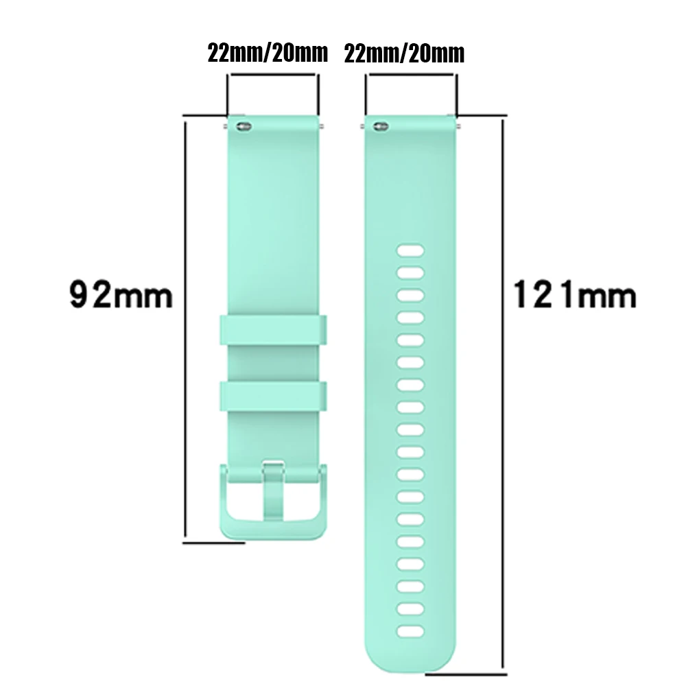 Silicone 20mm 22mm Watch Strap For Garmin Venu 3 Band Forerunner 570 265 255 Music Vivoactive 6 5 For Garmin Venu Sq 2 Bracelet