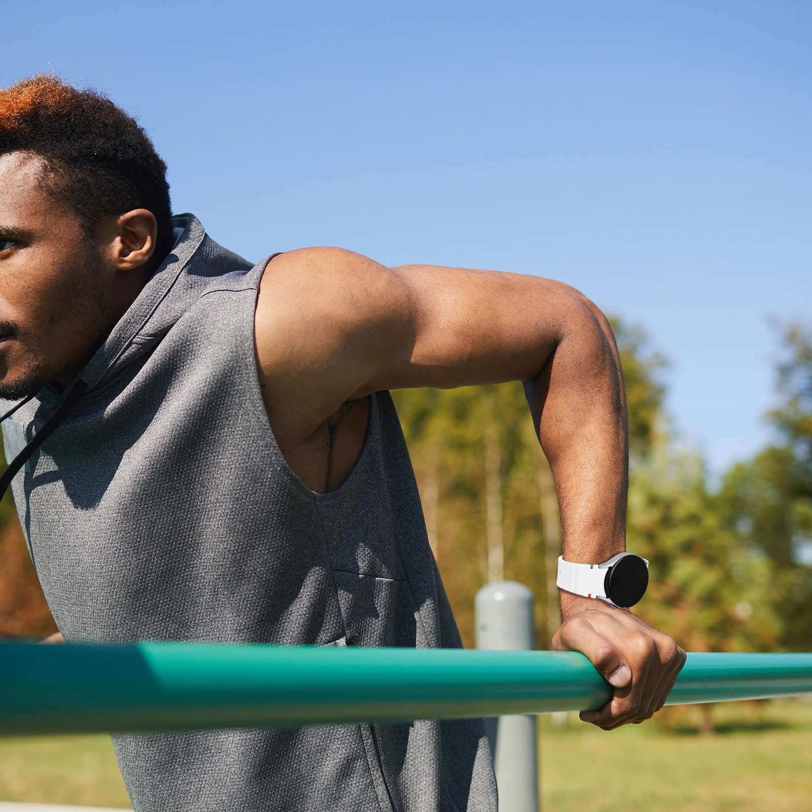 Спортивный силиконовый ремешок для Samsung Galaxy Watch 7 FE 44 мм 40 мм Браслет Galaxy Watch 4 6 Classic 5 pro Band 43 мм 47 мм 45 мм 46 мм