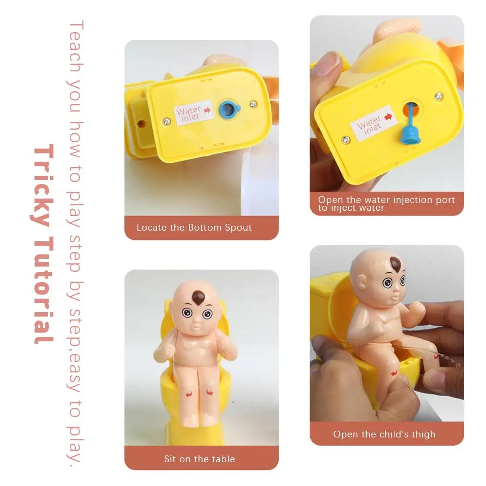 Creative Water Squirt Pee Doll Squirt Joke Toy Toilet Pee Boy Water Spray Trick Funny Gag Toys Safe Interesting Birthday Gifts