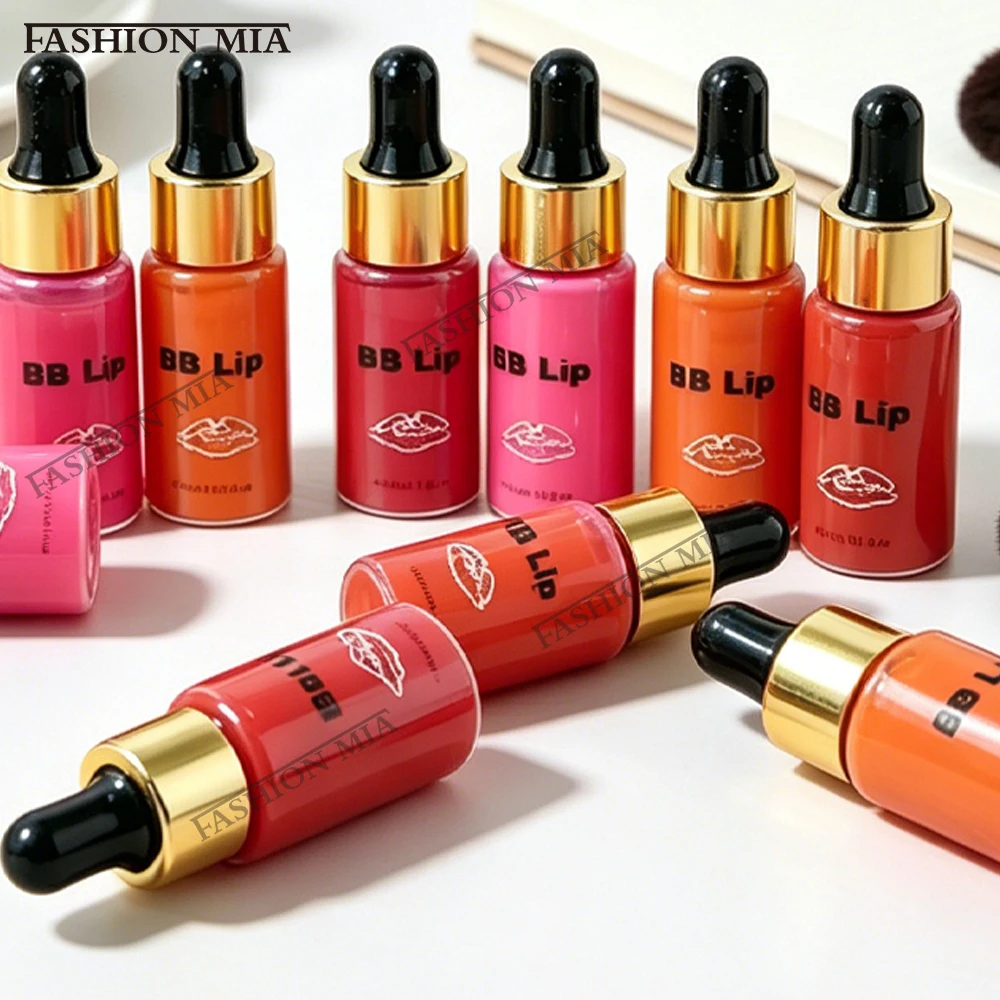 Corea 5ml BB Lips Glow Cherips Ampolla Pigmento Sérum para Principiantes, Crema BB Semipermanente, Brillo Labial Hidratante para Salón de Belleza