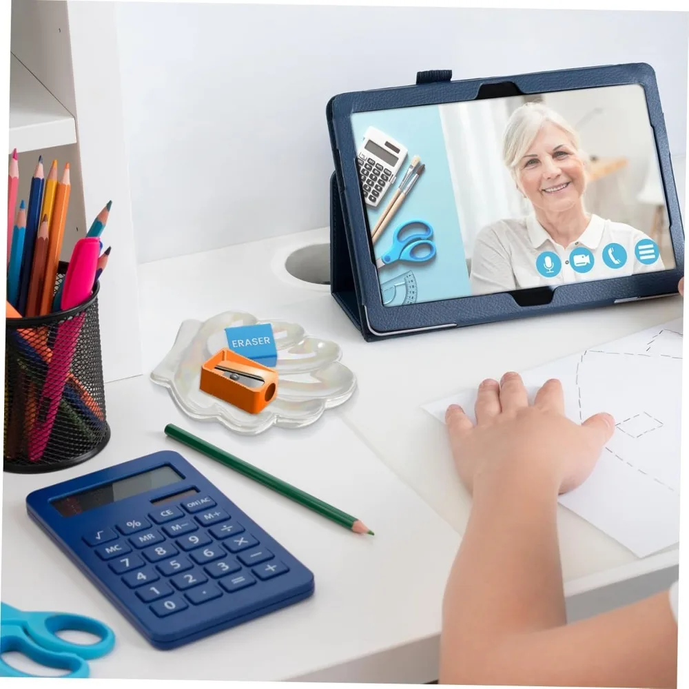 لوحة مجوهرات من السيراميك على شكل صدفة إبداعية، صينية تخزين خفيفة الوزن للخواتم والأقراط والقلائد المزخرفة متعددة الوظائف أو