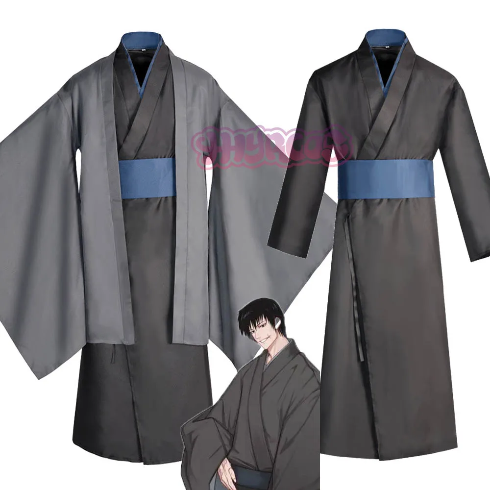 3PCS Fushiguro Toji Cosplay Costume Fantasia Anime Jujuts Zenin Toji Costume Adult Men Women Halloween Carnival Party Suit