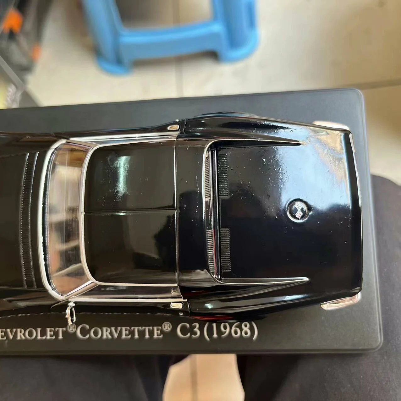 Diecast ALTAYA 1/24 Scale Corvette C3 1968 K9 Alloy Car Model view 2