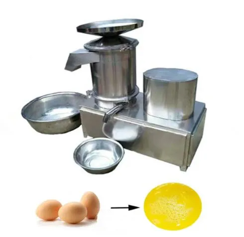 Automatic egg breaking separating machine stainless steel egg cracking shell separator machine