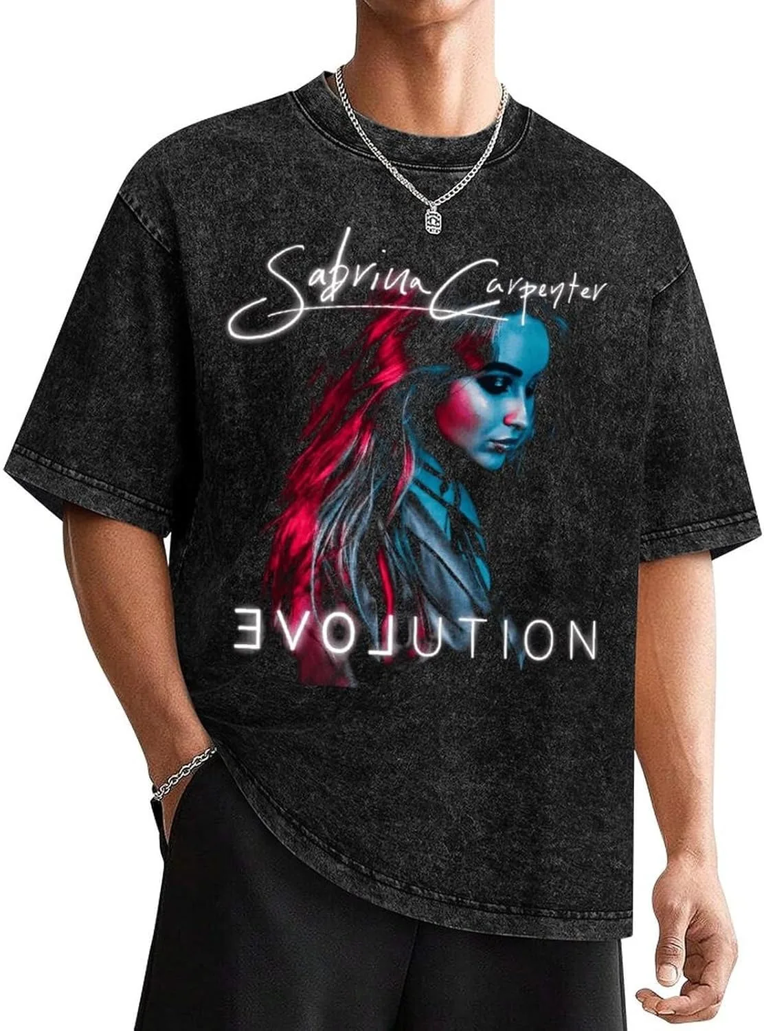 

Sabrina Carpenter T-Shirts Merch Summer Unisex Fashion Casual Short Sleeve Tee Streetwear Vintage Wash Cotton HipHop T-shirts