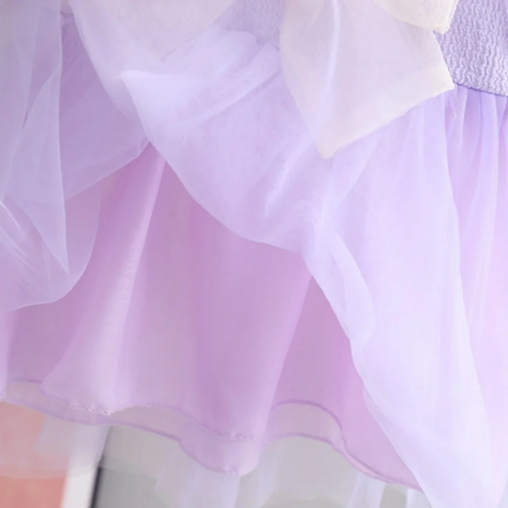 فساتين طفلة صيفية بفيونكة كرتونية فساتين بناتي رائعة فساتين أطفال الأميرة ملابس بناتي