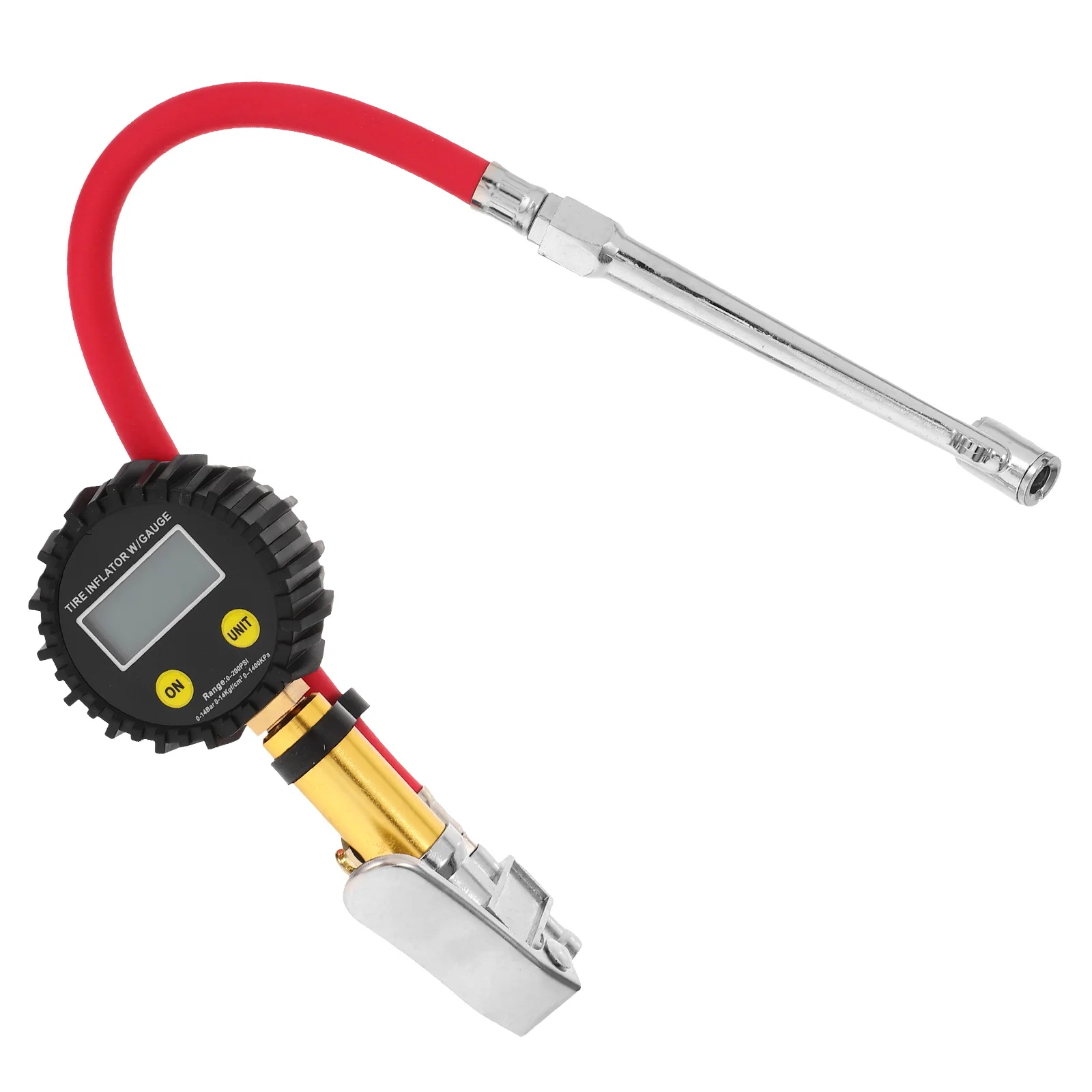 

Portable Tire Gauge Tire Pressure Gauge Heavy Duty Digital Heavy Duty for Cars SUVs Bikes Air Pressure Tester Long