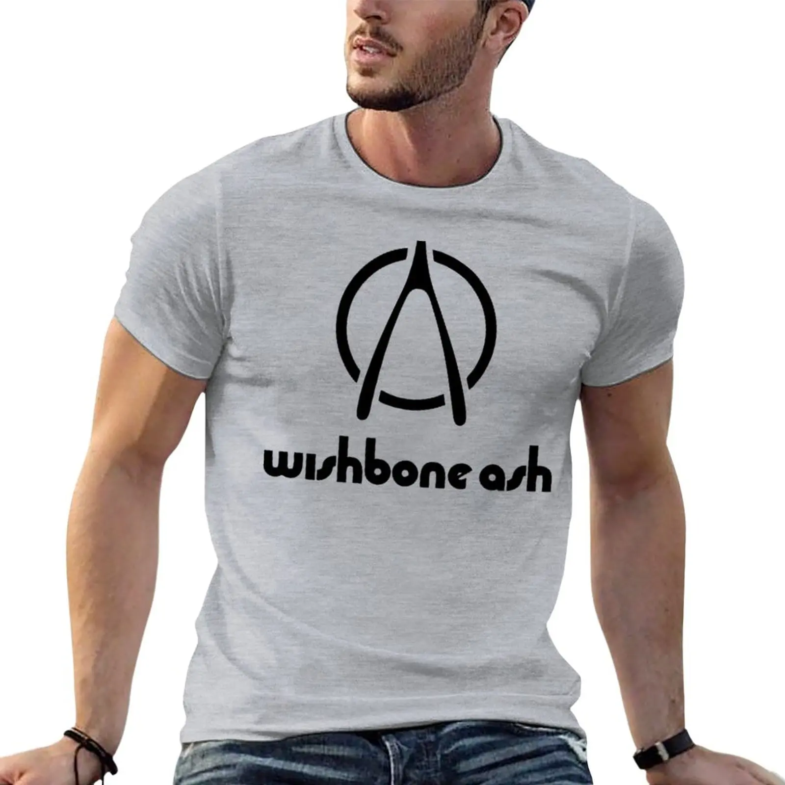 New BEST SELLING -Wishbone Ash Logo T-Shirt T-Shirt t-shirts man T-shirt for a boy graphics t shirt designer t shirt men