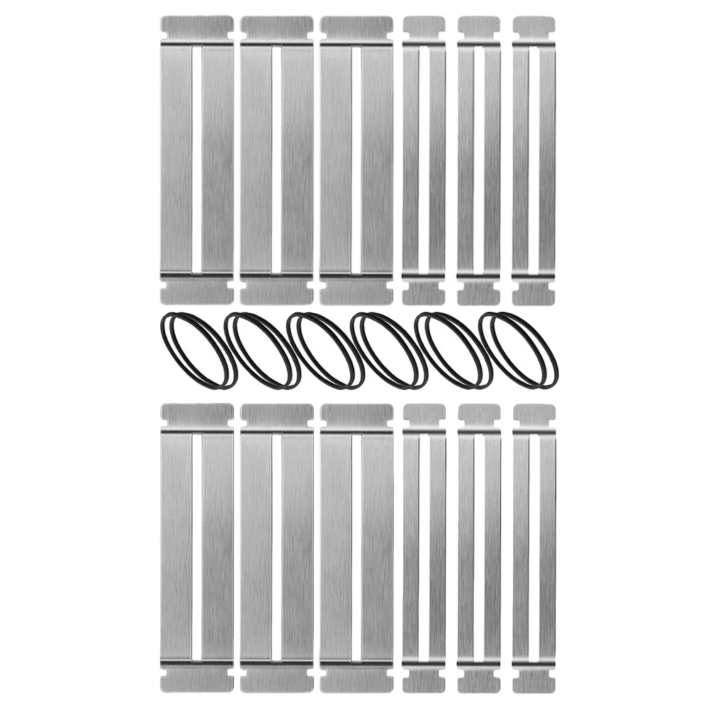 

6Sets Guitar Fretboard Protector Fingerboard Guards Sturdy Stainless Steel Fret Protectors for Guitar Bass Fret Polishing