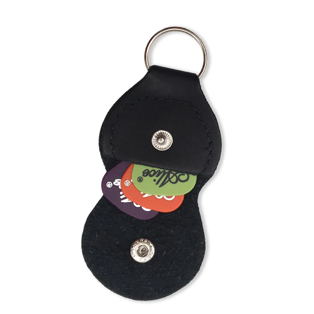 

Pick Clip Guitar Picks Case Keychain Holder Holders Keyring Acoustic Storage Carry Bag Compact Container