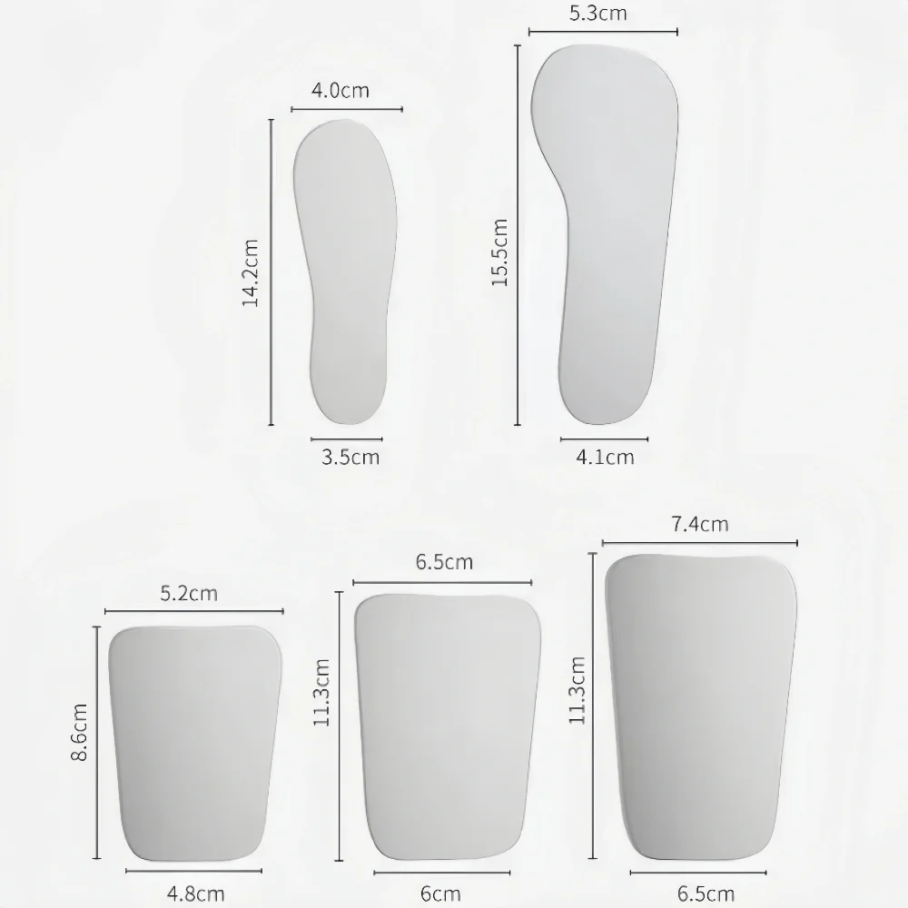 Dental Orthodontic Intraoral Mirror - High Hardness Double Sided Reflective Glass Mirror for Oral Examination and Clinical Photo