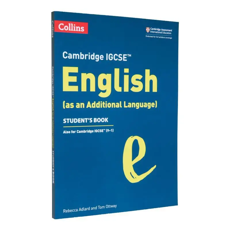 

Кембриджский IGCSE на английском языке. Книга для студентов с дополнительным языком. Книга Adlard Rebecca Harper Collins, Великобритания 9780008496630.