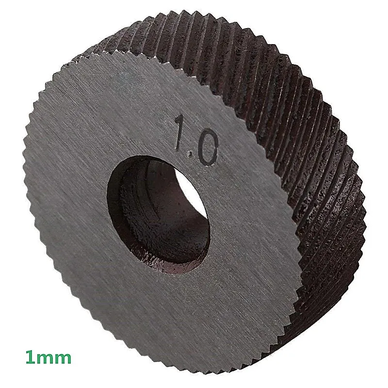 Dupla Roda Knurling Tool Kit, Linear Pitch Knurl Set, Aço Lathe Cutter, 7Pcs, 0.5mm, 1mm, 2mm