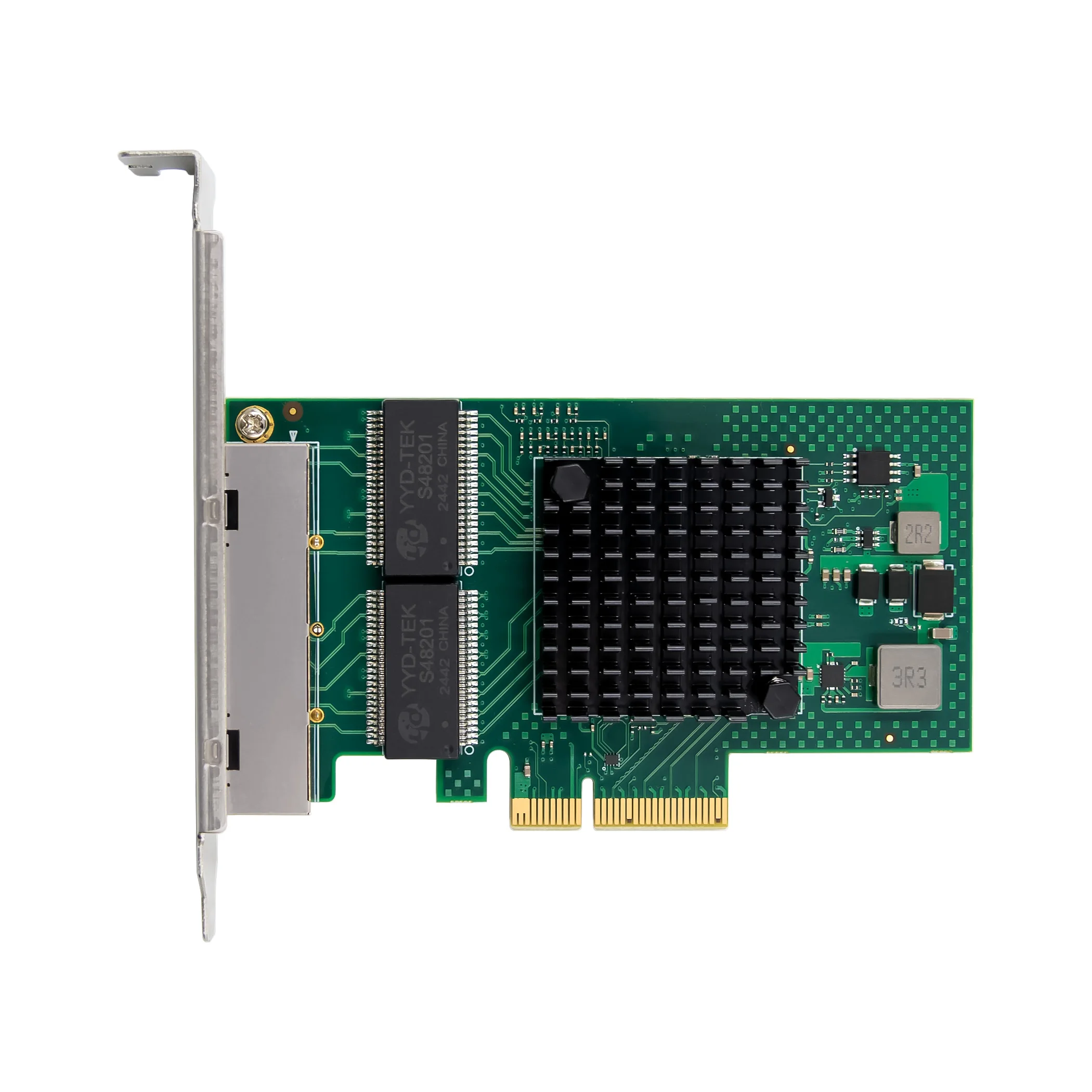 SUNWEIT ST7484 carte réseau Gigabit PCIe X4 avec Interface Ethernet Quad-Port BCM5719 filaire externe en Stock