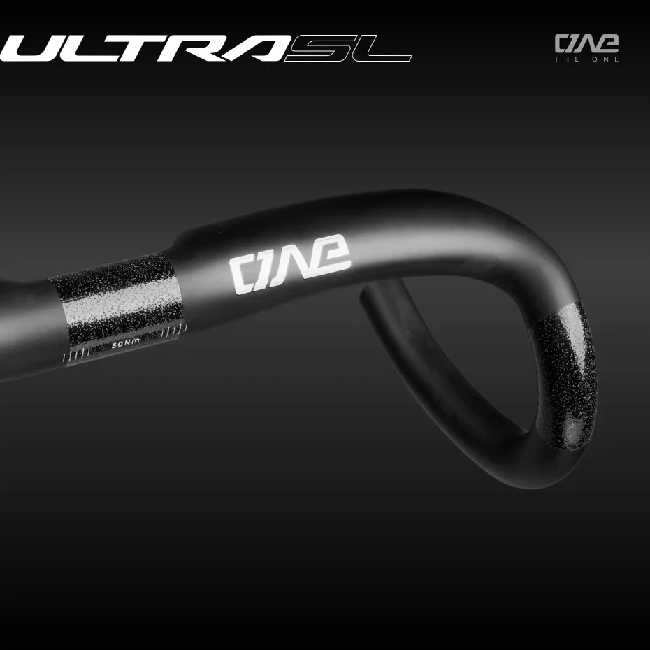 

T1000+T800 Carbon Ultra-Lightweight Full Internal Routing Road Handlebar, 152g±10g,Drop Bent Bar,for Road Bikes,THE ONE ULTRA SL
