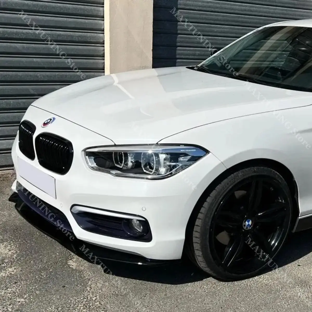 Lèvre de pare-chocs avant pour BMW Série 1 F20 F21 116d 116i 118i 120i 120d 2011-2019 Non M Sport Spoiler Splitter Sous le menton Kits de carrosserie