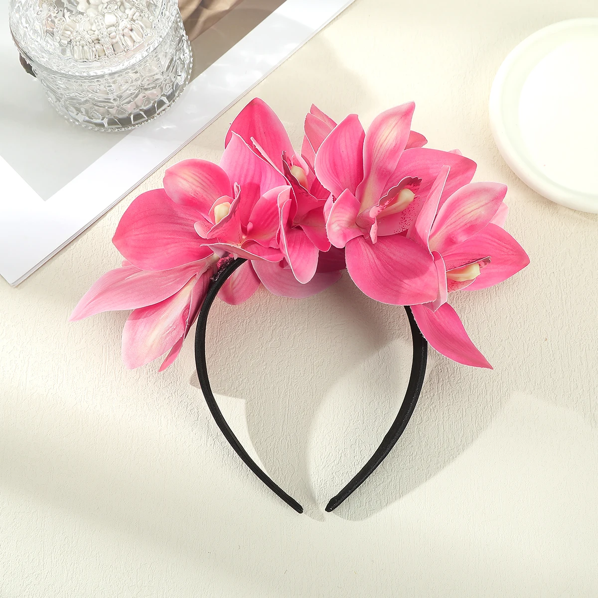 New Fashion Women Wedding Headband Girls Boho Flowers Children Hair Bands Hair Accessories Bride Wreath Beach Garland