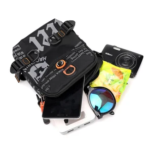 حقيبة رسول الكتف الصغيرة للرجال ، حزمة الخصر العسكرية فاني ، حقيبة خصر مقاومة للماء من النايلون للرجال ، حقيبة حزام الورك ، موضة أفضل 12 حقيبة كروس بودي للرجال - No8