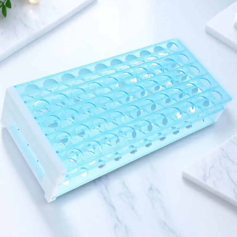 

Test Tube Rack For 15Mm Tubes Plastic Laboratory Stand School Lab Laboratory Supplies Supplies Test Tube Organizer