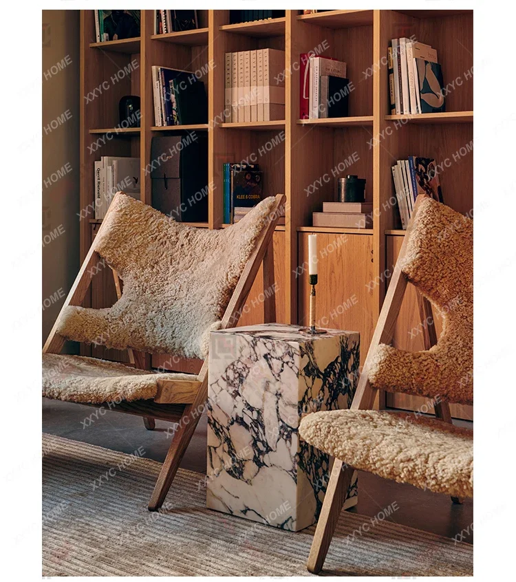 AANatural Bulgari Edge عدد قليل من الرخام الشمال شقة صغيرة الفن الحديث طاولة القهوة لغرفة المعيشة