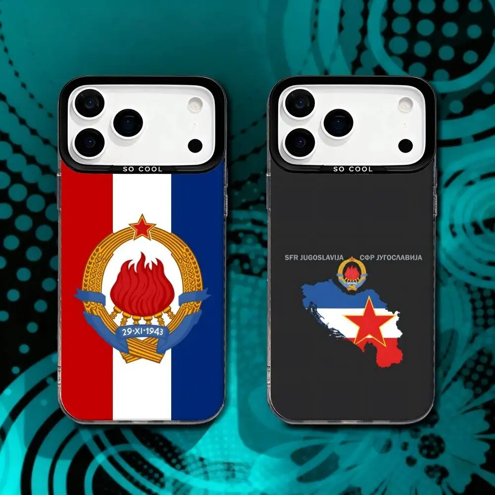 

Y-Yugoslavia Passport For iPhone 17,16,15,14,13,12,11,X,8,7,Pro,Max,Plus,SE4,Air,Mini Durable Hard Shell Matte