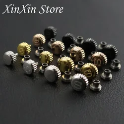 Screw-in NH35 Watch Parts Log Case Crown S Watch Crown Engraved Signed 'S' fits NH34 NH35 NH36 Movement Lnclude Crown Tube Stem