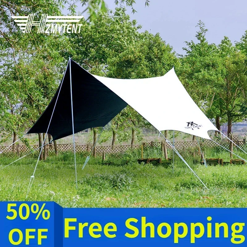 Gazebo Tent Awing Shelter Type Sun Shade Portable Beach Summer Camping Picnic Shading Garden Anti Uv Parasol Fishing Outdoor