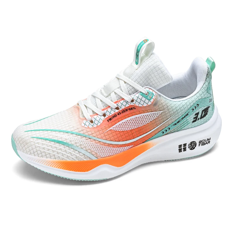 

Men's flat light casual sports shoes lace-up breathable walking non-slip training male men's shoes students men Casual sneakers