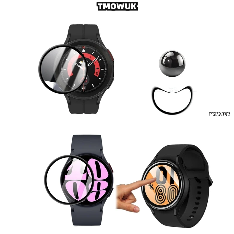 

For Samsung Galaxy Watch 4 5 6 7 Ultra FE PRO 47 44 43mm 40mm - Protective Soft 3D Curved Film With HD Clarity