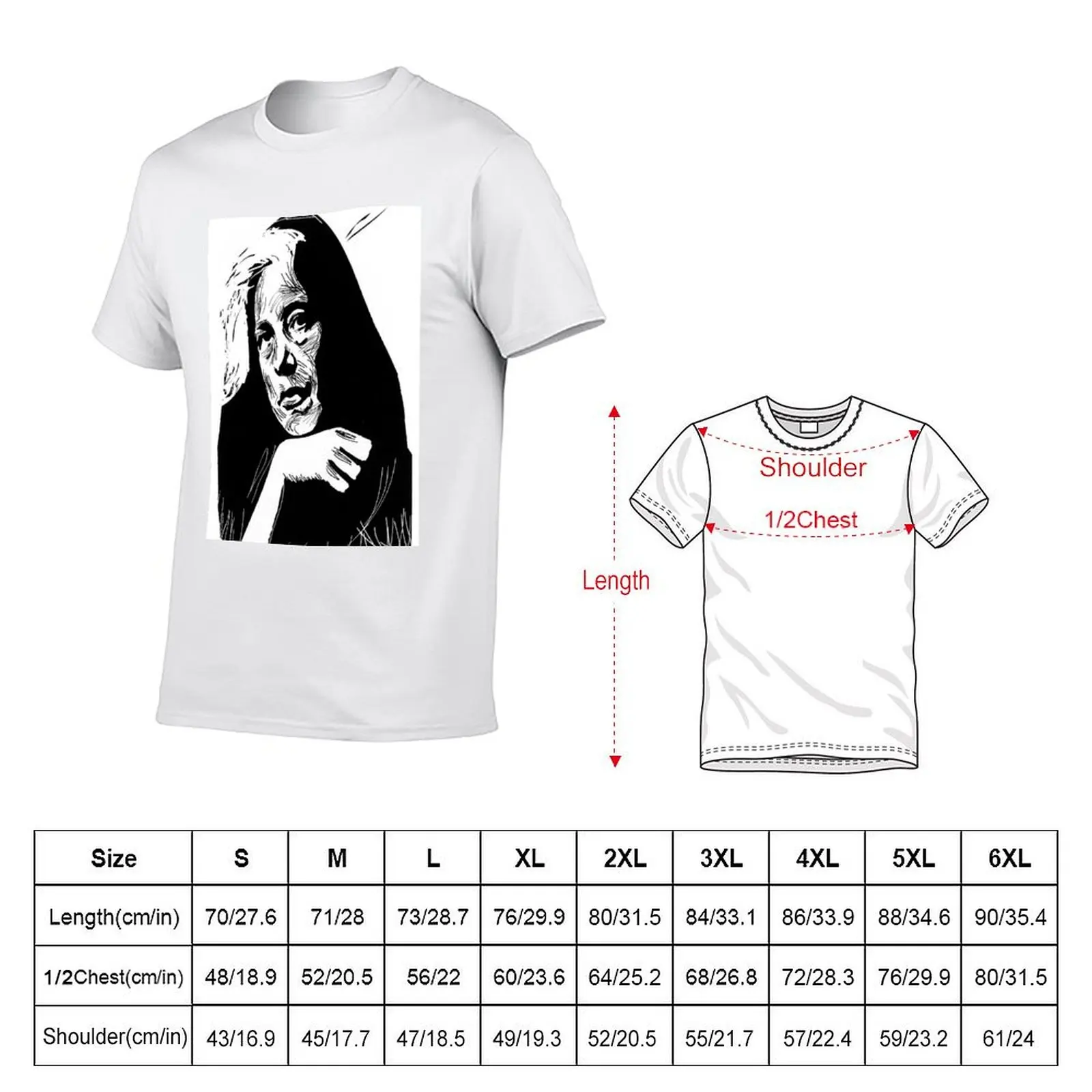 Susan Sontag T-Shirt Sports Casual Short Sleeve Cotton Tee