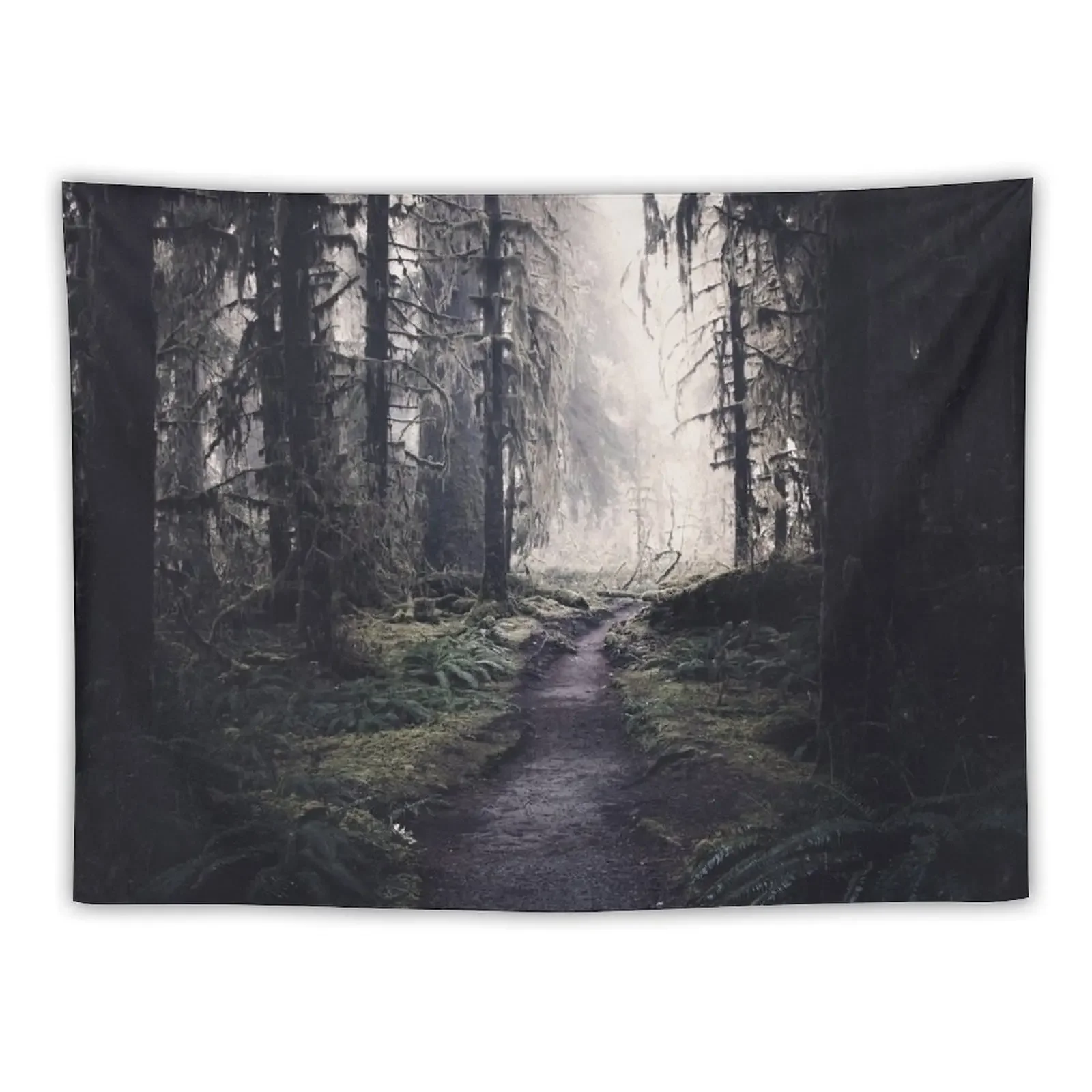 

Forest Fairy Tale - Mossy Woods in the Pacific Northwest II Tapestry Room Decor Aesthetic Art Mural Tapestry