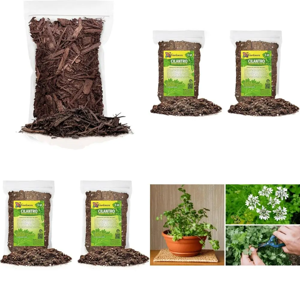 

Натуральный грунт для здорового роста кориандра - улучшает развитие корней и вкус - 10 кварт