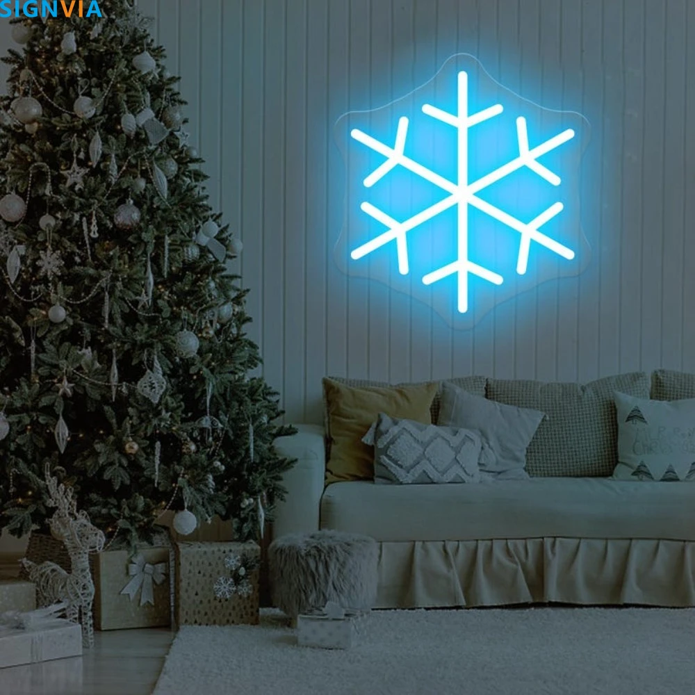 

Christmas Neon Sign (Santa Claus Hat/Bells/Snowflake Style) - Christmas Home Decoration Wall Art for Holiday & Christmas Gift
