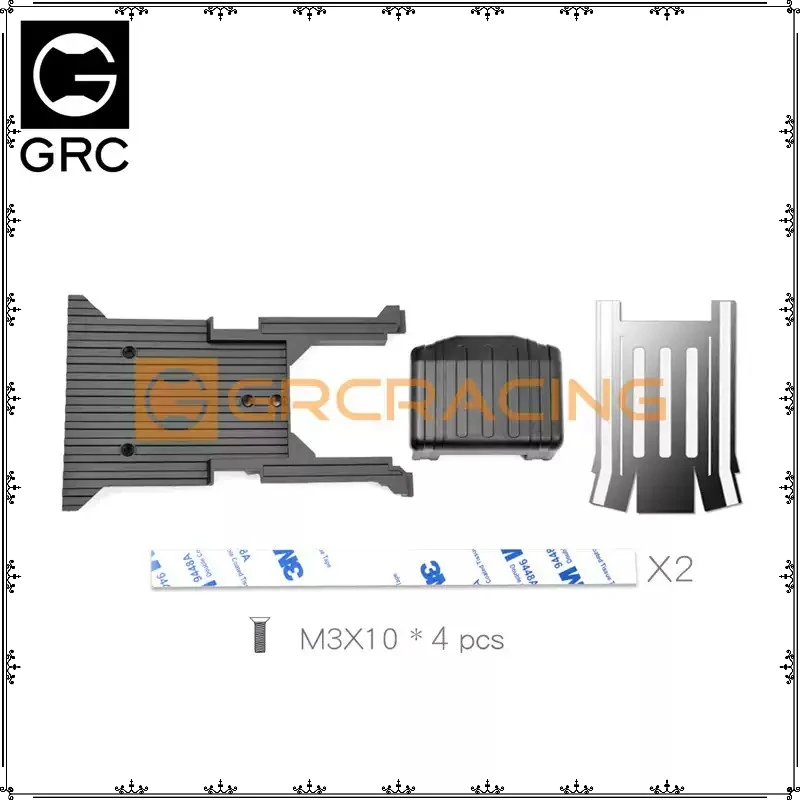 Piso trasero GRC con tanque de combustible para kit de chasis Traxxas TRX4 Bronco / Blazer K5 / G500 # G161EB