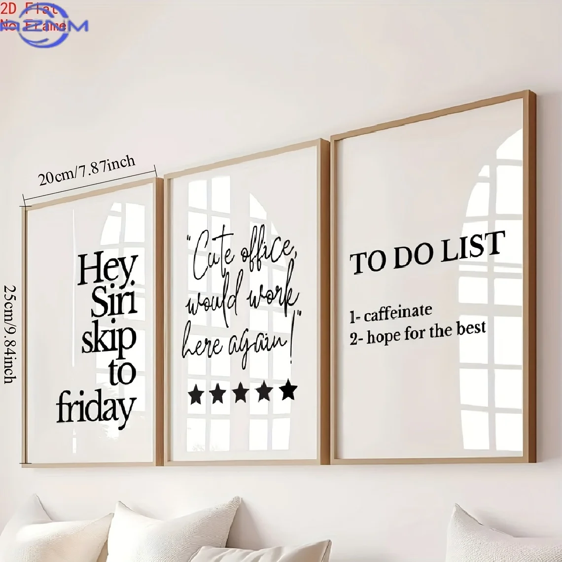 3pcs  Funny Office Wall Art Prints, Sarcastic Workplace Posters, Sexy Office Decor, Fun Female Motivational Quotes, Cubicle Des