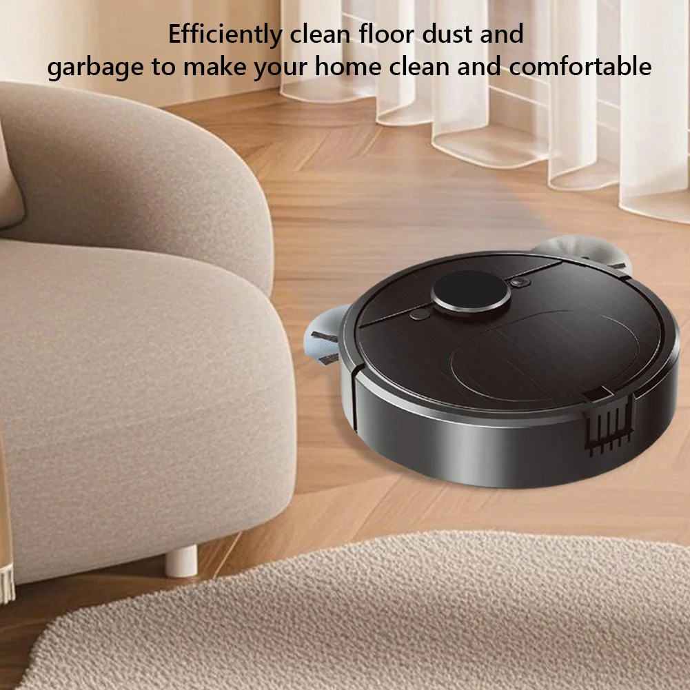 3 In 1 Robot Vacuum Cleaner Rechargeable Strong Power Sweeping Machine Automatic Cleaning Machine for Pet Hair Carpets Floors