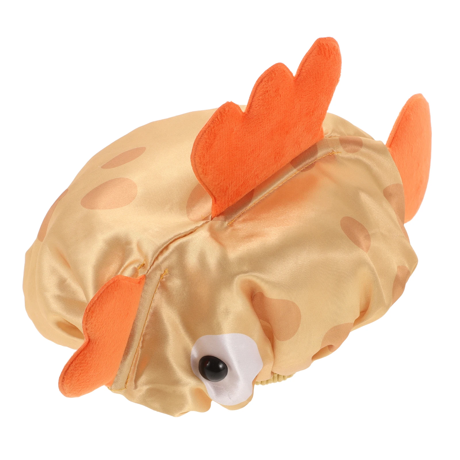 

3D Fish Design Bath Hat Reusable Waterproof Double Layer Shower Cap Elastic Sleep Bonnet For