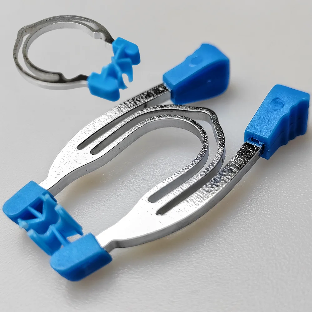 Dental Matrix System Kit Sectional Contoured Matrices Metal Clamps Spring Rings Wedges for Composite Restoration