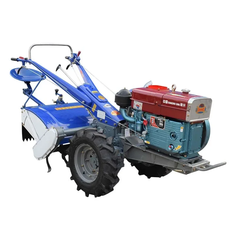 

Multipurpose Walking Tractors with Rotary Tiller Power Generation Diesel Engine Riding Electric Motor