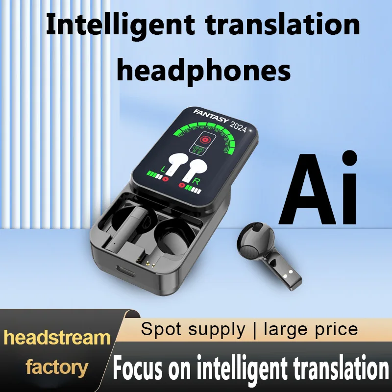 

Intelligent voice translator 138 multi-language real-time online instant offline translation learning travel translation headset