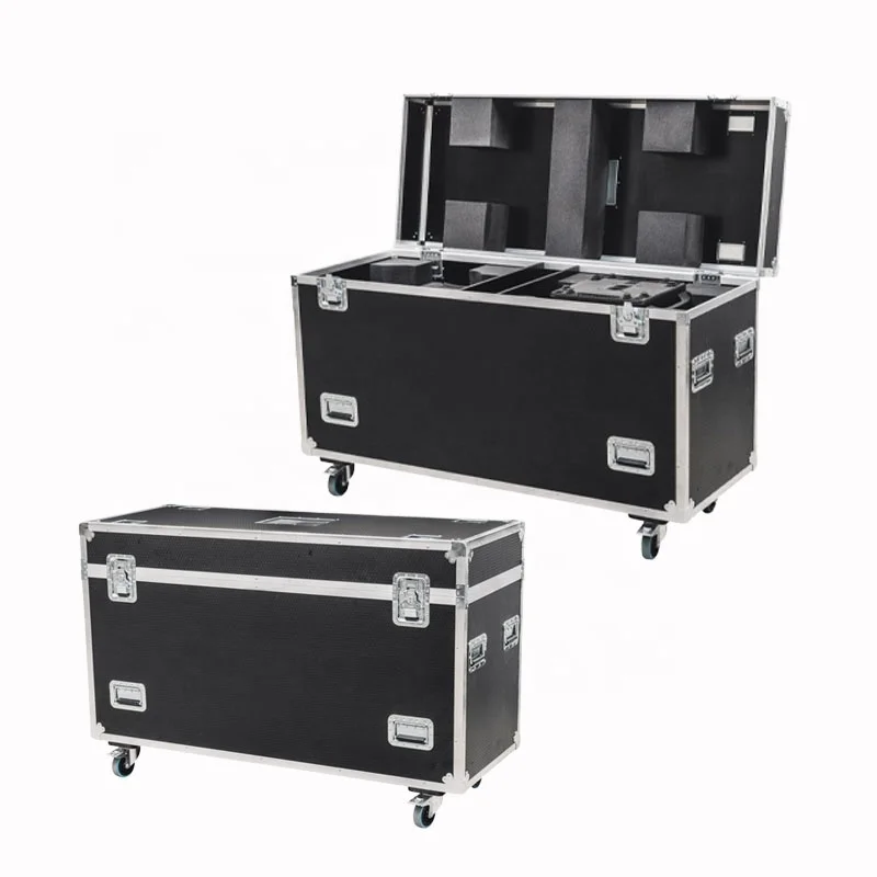 Double Vari-Lite VL3600 Profile IP Lighting Flight Case With Storage Compartments for Cables