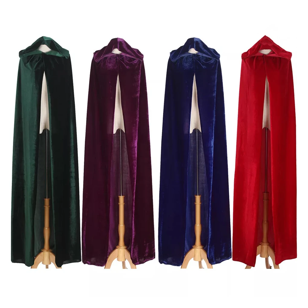 Mantello con cappuccio per donna Stay Warm And Fashion Cape Mantello medievale Mantello Abito Mantello Mantello Mantello