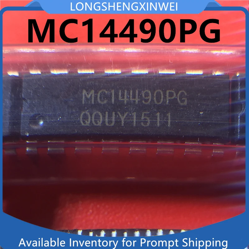 1PCS New MC14490PG MC14490P Logic Chip Direct Insert DIP-16 Original