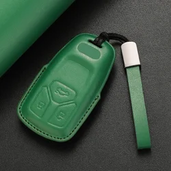 Leather remote control car key cover protection case for Audi A1 A3 A4 A5 A6 A7 A8 Q2 Q3 Q5 Q7 Q8 S3 S4 S5 S6 S7 B6 B7 B8 RS TT